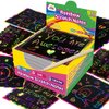 ZMLM Rainbow Scratch Mini Art Notes - 125 Magic Scratch Paper Note Cards for Kids Toy Games Arts Crafts Supplies Easter Basket Stuffers for Kids Teen Girls Boys Birthday Valentines Day Gifts