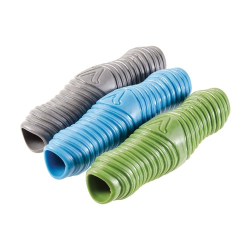 HealthSmart Vivi uGrips Ergonomic Universal Handle Grips for Home, Kitchen, Sporting Equipment, Garden and the Outdoors, Comfortable and Versatile, 3 Grips, Blue, Green, Gray