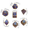 Metal dice Set D&D, Polyhedron DND Dungeons and Dragons Metal DND dice Set, Suitable for Pathfinder RPG Shadow Run Savage World and Other Role-Playing Game dice Sets