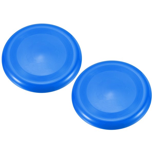 PATIKIL Flying Disc 9 Inch 65 Gram, 2 Pack Ultimate Competition Discs Sport Training Disk for Backyard Lawn Beach Outdoor Park, Blue
