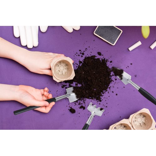 Wobodan 12 Pcs Succulent Tools Set Mini Transplanting Garden Tools Kit for Indoor Gardening Flower Pot Cactus Care