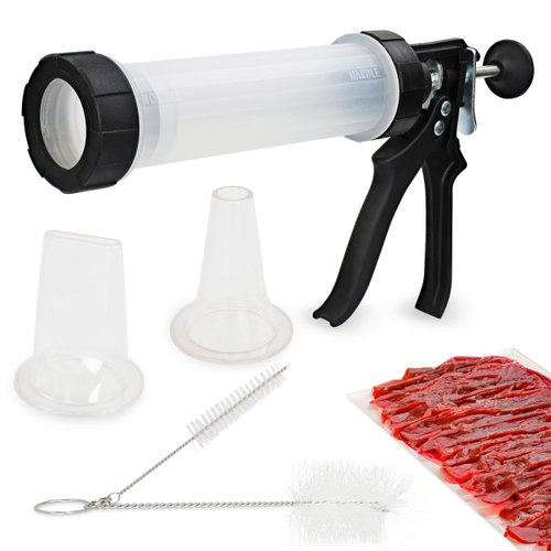 7Penn Beef Jerky Maker Shooter Set - 9in Plastic Jerky Making Kit for Homemade Venison, Turkey, or Beef Strips or Sticks