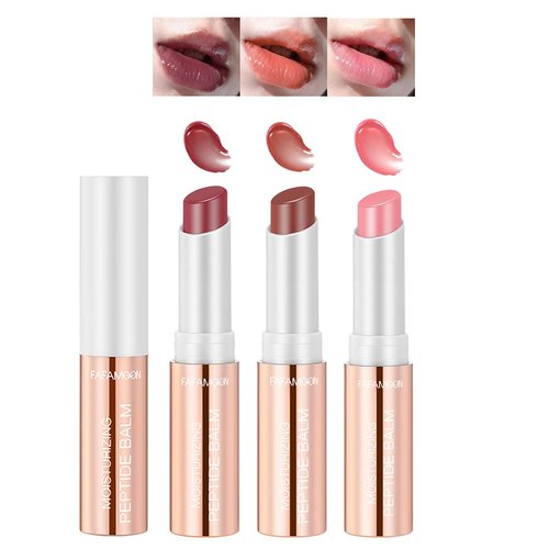 Baorder 3Pcs Lip Tint Hydrating,Moisturizing Tinted Lip Balm,Natural Ingredients Lipstick Non-Sticky and Long-Lasting Watery Lip Gloss for Women and Girls