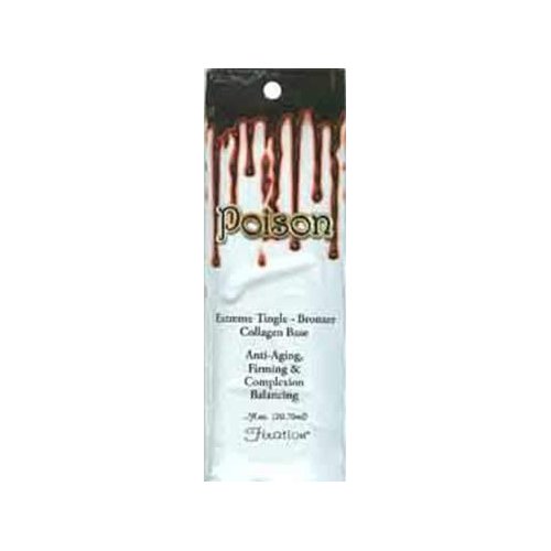 Lot of 5 Packets of Fixation Poison Tanning Lotion Bronzer