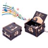 Keast We Are Simply Meant to Be Hand Crank Music Boxes, Unique Vintage Laser Engraved Wood The Nightmare Before Christmas Music Box Valentine's Day Gift Christmas Gift for Women