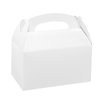 Xxcxpark 24 PCS White Gift Boxes 6.2x3.5x3.5 inches, Party Favor Kraft Paper Gift Packaging Box with Lid for DIY Crafting, Cube, Cupcake, Kraft Present Boxes for Birthday, Wedding