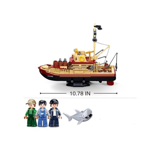 General Jim's The Great Shark Modular Building Blocks Set Building Block Model Or Playset for Teens and Adults