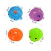 Ganjiang 8 Pack Jumbo Glitter Mochi Squishy Toys Animals Squishy Stress Relief Toys Kids Party Favors