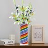 HI-REEKE Flowers Vase Building Set for Bouquet 10280 10313 10328, Colorful Vase Flower Display Stand Toy Block Kit for Women
