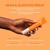 RELEVANT Hydrating Eye Serum for Dark Circles, Puffiness, Fine Lines, Wrinkles & Sunspots with Plumping Peptides, De-Puffing Caffeine, Banana Extract - Anti Aging Serum Under Eye Cream Vegan Skin Care