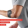 ACE Kinesiology Elbow Support, Flexible Fiber, Pre-Cut Design Contours to Elbow, Breathable, Water-Resistant, May Be Worn for up to Three Days