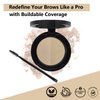 Mellow Cosmetics Brow Duo - Luminous Eyebrow Powder for Natural Looking, Voluminous Brows - Eyebrow Filler for Brows - Vegan Brow Definer - Blonde