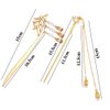 2 Pcs Vintage Tassel Hair Sticks Handmade Alloy Chinese Hair Chopsticks Elegant Traditional Hairpins, Hair Accessories for Women Girls