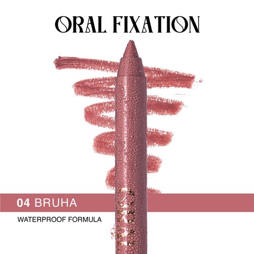 SELESTIA BEAUTY Lip Liner Oral Fixation - Long-lasting & Waterproof Lip Pencil Liner for Precision Application with Sharpenable Tip (BRUHA)