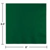 Hunter Green Dinner Napkins 3 ply, 75 ct