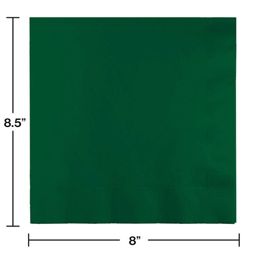 Hunter Green Dinner Napkins 3 ply, 75 ct