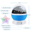 Fortally Kids Star Night Light, Nebula Star Projector 360 Degree Rotation - 4 LED Bulbs 12 Light Color Changing with USB Cable, Romantic Gifts for Men Women Children