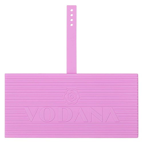 VODANA Multipurpose Silicone Pad - Heat-Resistant Rest & Travel Pouch for Hair Styling Irons, Includes Cord Organizer, 10x5 Inch (Pink) (Violet)