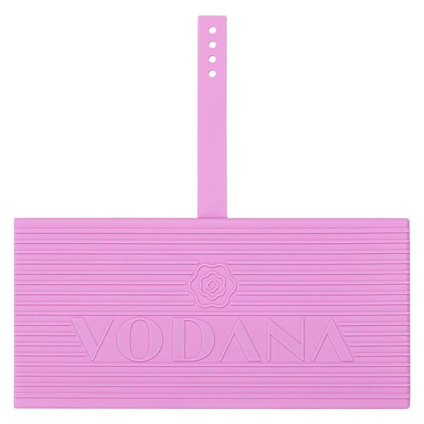 VODANA Multipurpose Silicone Pad - Heat-Resistant Rest & Travel Pouch for Hair Styling Irons, Includes Cord Organizer, 10x5 Inch (Pink) (Violet)