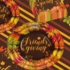 Friendsgiving Plates and Napkins Party Supplies, Friendsgiving Decorations Tableware Include Friendsgiving Tablecloth, Friendsgiving Plates and Napkins, Serve 20