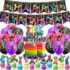 Trampoline Jump Party Decorations Trampoline Jump Birthday Party Supplies Includes Jump Birthday Banner Cake Topper Cupcake Toppers Balloons for Jump Party Decorations