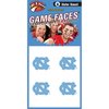 Football Fanatics NCAA North Carolina Tar Heels (UNC) Wordmark Temporary Tattoos