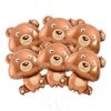 VYNYJOAN Bear Balloons Foil Animal Balloons 24x32 Inch for Birthday, Baby Shower, Theme Party Supplies, 6pcs