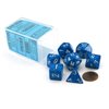 Polyhedral 7-Die Speckled Dice Set - Water