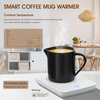 Misby Mug Warmer, Coffee Cup Warmer with Auto Shut Off Coffee Warmer for Desk Use, Electric Coffee Mug Warmer Keep Coffee, Beverage, Milk, Tea and Hot Chocolate Warm (White)