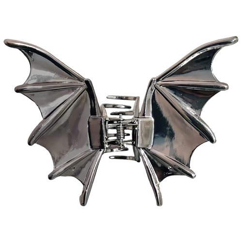 Halloween Bat Hair Claw Clip Halloween Metal Hair Clips Black Alloy Bow-knot Hair Clips for Thick Thin Hair Cosplay Party Halloween Hair Accessories 1Pcs (7-Bat)