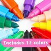 Hxezoc 20 Pieces Stacking Crayons Stackable Buildable Crayons Colorful Party Favors DIY Rainbow Pencils Stackable Crayons for Kids School Office Birthday Party Supplies, 12 Colors