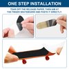Haisalin 20Pcs Fingerboard Grip Tape, Precut Fingerboard Foam Grip Tape,Foam Grip Tape for Fingerboards, Precut & One Step Instal(20)
