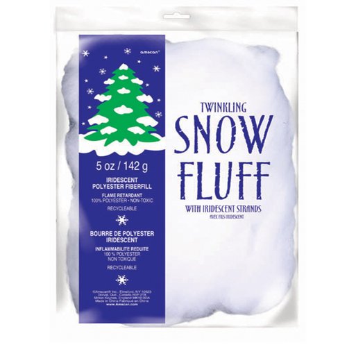 Twinkle Fluff White Polyester - 5 oz. (1 Pc) | Ultra Soft, Luxurious Pillow/Craft Stuffing - Perfect for DIY Projects and Cushion Filling