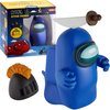 P.M.I. Among Us Action Figure | One of Four 6.7-Inch-Tall Collectibles | Among Us Toys and Playable Mini Toys | Blue Ghost in The Chop-Chop Shiny Knife Hat with Hidden Hat and Hands | Kids’ Toys