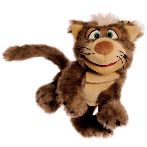 Living Puppets 16-Inch Kitty Cat Hand Puppet - Fine European Design, Ultra-Soft and Cuddly, Promotes Child Development, Safety Certified, Teacher-Recommended for Boys and Girls