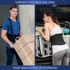 NYOrtho Back Brace For Women & Men - Instantly Relieves Back Pain - Back Support Brace - Back Support Belt For Surgeries - Maximum Posture & Spine Support - Adjustable & Breathable - 5XL 54-58 in