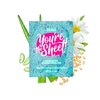 Perfectly Posh YOU'RE THE SHEET Hydrating Face Mask with Oatmeal, Chamomile, and Aloe.56 oz./16g