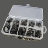 Docooler 75pcs Various Sizes Fishing Rod Guide Tip Fishing Line Spinning Guide Eyes Rings Tip Top Repair Kit Set