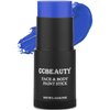 CCBeauty Blue Face Body Paint Stick, Cream Dark Blue Baseball Eye Black Sticks for Sports, Grease Foundation Makeup, Face Painting Kit for Halloween Avatar Mystique Smurf Cosplay Costume Parties