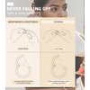 BodyBonita 20G Gold Nose Rings Hoops - 3pcs Surgical Steel Double Hoop Nose Rings Hinged CZ Conch Piercing Jewelry Septum Clicker Lip Rings Cartilage Earring Helix Rook Tragus Daith 7mm