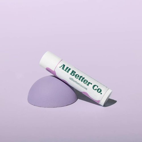 All Better Co. Lippy (2 Pack) - SPF 15 Clear Lip Balm - Non-nano Zinc Oxide, Vitamin E, Organic Beeswax, & Calming Plant Extracts