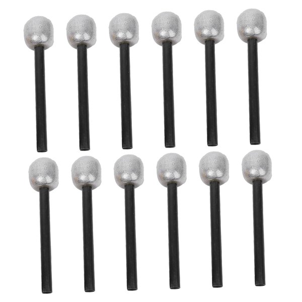 ERINGOGO 12 Pcs Pretend Microphone Toy Baby Halloween Costumes Kids Simulation Party Microphone Glitter Microphone Mic Costume Prop Toys Fake Microphone Toy Child Make up Apparel