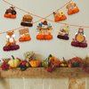 9PCS Premium Fall & Thanksgiving Party Decorations Set - Autumn Honeycomb Centerpieces, Table Toppers - Ideal as Fall Classroom Decorations, Thanksgiving Birthday Supplies & Autumn Party Decorations
