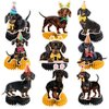 9 PCS Dachshund Honeycomb Centerpieces Table Decorations Dachshund Table Centerpieces for Dachshund Dog Party Supplies Birthday Party Decorations