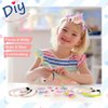 AUAUY Girly Headbands Making Kit for Girls, Fashion DIY Band Hair Accessories for Girls Age 5+, Creative Unicorn Headband Making Kits Toys for Kids Girls Age 5-12 Birthday Gifts & Presents