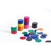 Smartdealspro 300pcs 1 Inch 10 Colors Opaque Plastic Learning Counters Counting Mini Poker Chips Game Tokens (Without Edge)