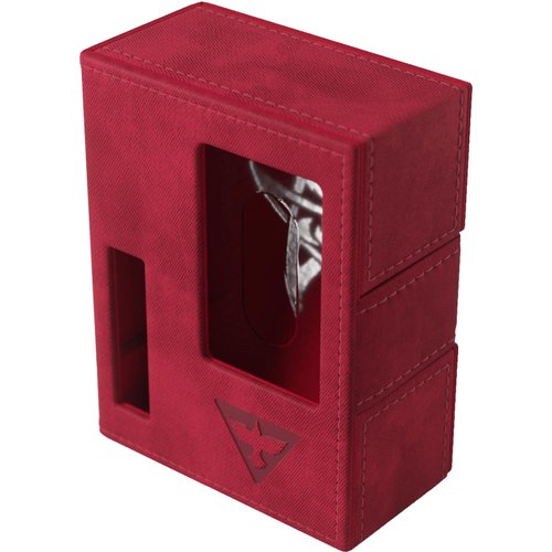 Gamegenic Arkham Horror Investigator Deck Tome - Premium Deck Box for Arkham Horror: The Card Game, Holds a Full Investigator Deck, Survivor - Red Color, Made