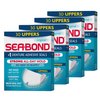 Sea-Bond Secure Denture Adhesive Seals, Original Uppers, Zinc-Free, All-Day-Hold, Mess-Free, 30 Count (Pack of 4)