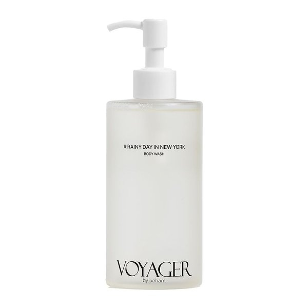 Pobam VOYAGER A Rainy day in New York Body Wash, Citrus with Basil, Woody Vetiver and Cloves, Forest & Fresh Scent, 10.14 Fl. Oz./300ml
