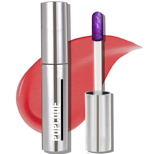 popcode Peel Off Lip Stain - Long Lasting, Transfer Proof and Waterproof Tattoo Lip Tint, Matte Finish Lip Stain Peel Off, Infused with Vitamin E & Algin & Hydroxyacetophenone, #001 Rose Wood